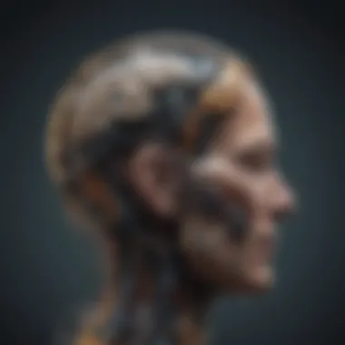 Cognitive Enhancement through Artificial Intelligence A digital brain symbolizing the cognitive enhancement through AI