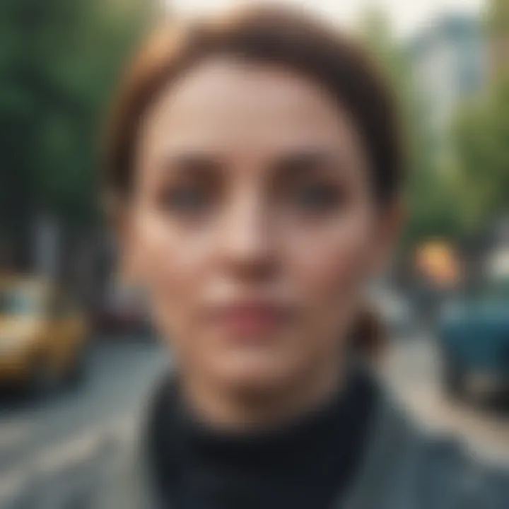 An abstract representation of ethical considerations in AI development