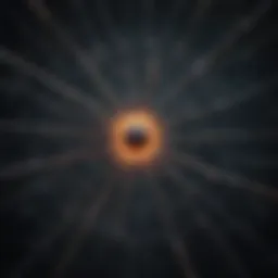 Illustration of the cosmic web illustrating dark matter distribution