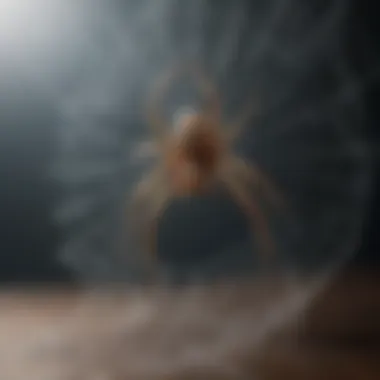 Infographic showcasing the applications of spider silk in biomimetics and materials science