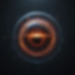 An abstract representation of the universe before the Big Bang
