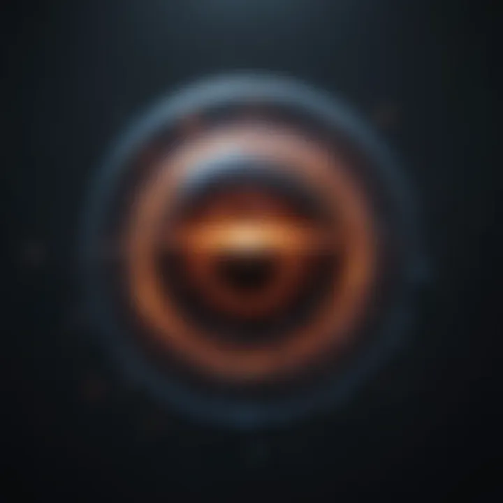 An abstract representation of the universe before the Big Bang