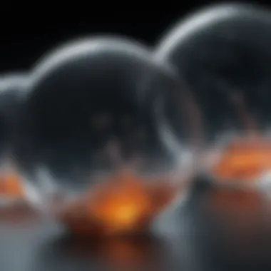 Scientific Models of Bubble Phenomena Illustration of scientific models showcasing bubble phenomena