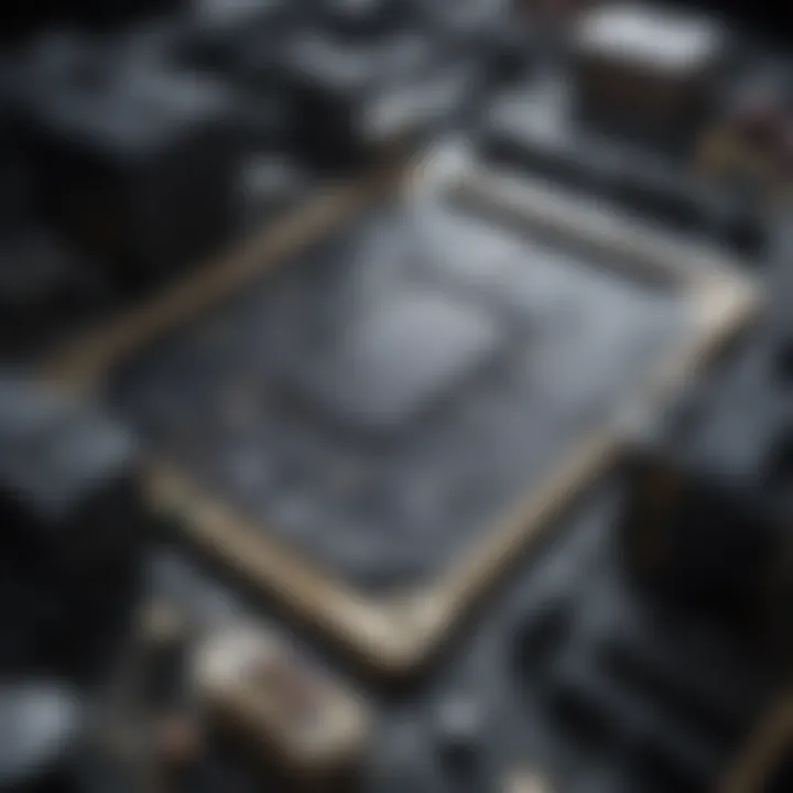 Close-up of a motherboard featuring advanced capabilities