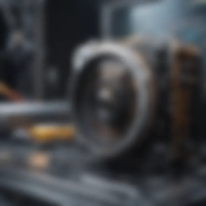 Software interface showcasing machine learning frameworks