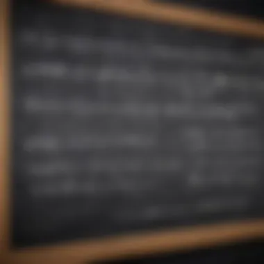 A visually appealing algebra question displayed on a chalkboard