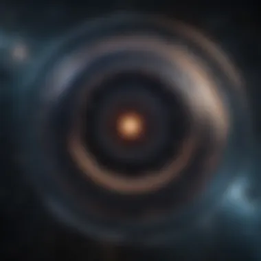 The Enigma of Dark Matter: Unraveling Cosmic Mysteries An illustration of dark matter and its role in shaping the universe.
