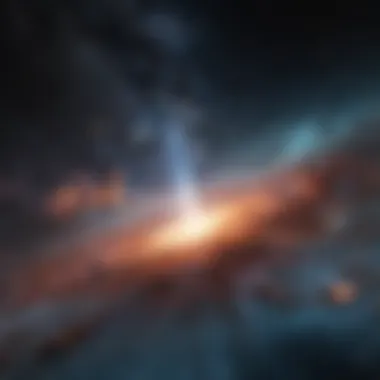 Star Formation: The Birthplace of Celestial Wonders A cosmic landscape showcasing the formation of stars within a nebula.