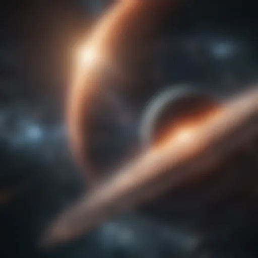 Vast expanse of galaxies in the universe