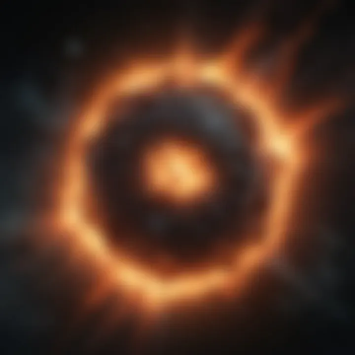 Astronomical observation of a supernova explosion