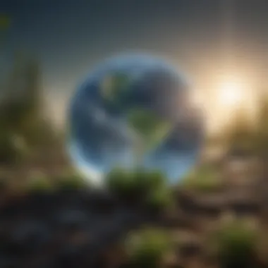 Illustration of the greenhouse effect