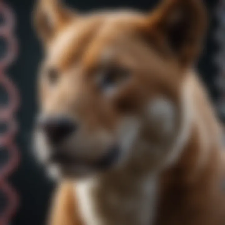 Infographic showcasing applications of animal DNA in various fields