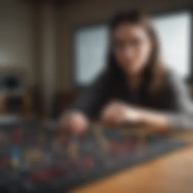 Teacher Incorporating Games into Math Education A teacher integrating games into mathematics lessons
