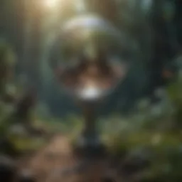 Abstract representation of life's random nature and evolutionary pathways