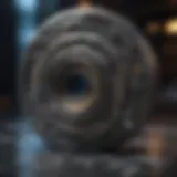 Illustration of advanced encryption algorithms in action