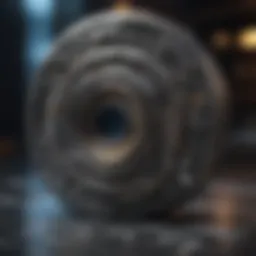 Illustration of advanced encryption algorithms in action