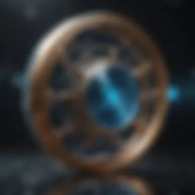 The Mysterious Quantum Realm Abstract concept of the quantum realm