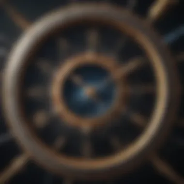 Cosmology's Perspective on Time An artistic depiction of the universe's expansion relating to time's directionality