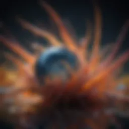 An abstract representation of biological life forms