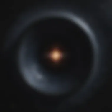Visual Representation of Dark Matter Distribution A mesmerizing depiction of dark matter in the universe