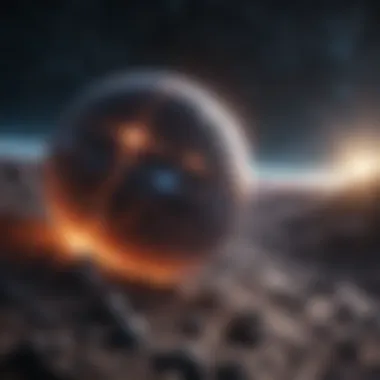 Cosmic Events in Deep Space A stunning deep-space image showcasing cosmic events
