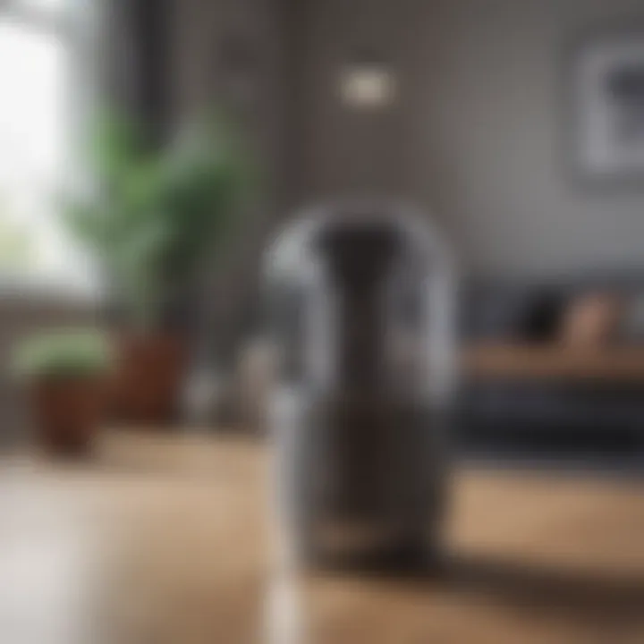 Dyson air purifier in a modern home