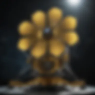 James Webb Telescope in Action A stunning view of the James Webb Telescope in its operational environment.