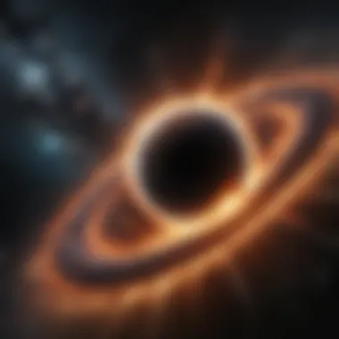 Celestial Phenomena Affecting Galactic Evolution A visual depiction of celestial phenomena such as supernovae and black holes, contributing to galactic evolution