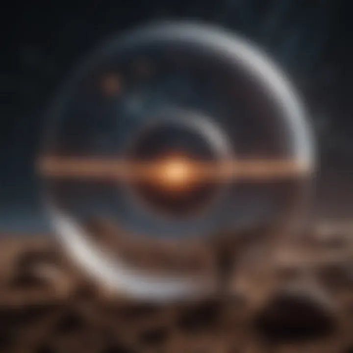 Conceptual illustration of alternative hypotheses of the universe's origins.