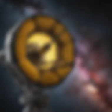 Deep Space Observation Capabilities An artistic rendition of the James Webb Telescope observing deep space.