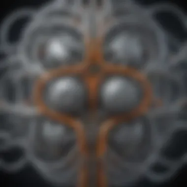 Entanglement in Cognitive Functions Visual illustration of entanglement principles applied to cognitive functions