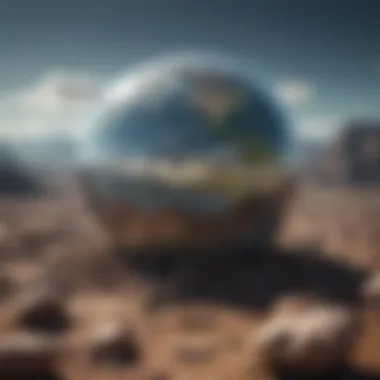 Historical depiction of primordial Earth Historical depiction of primordial Earth