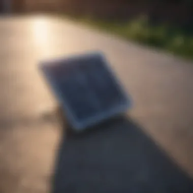 Miniature Solar Panel Innovation Innovative miniature solar panel design showcased outdoors