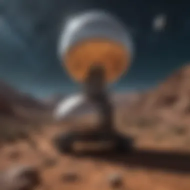The Search for Extraterrestrial Life Conceptual image of potential extraterrestrial life in distant exoplanets observed by JWST