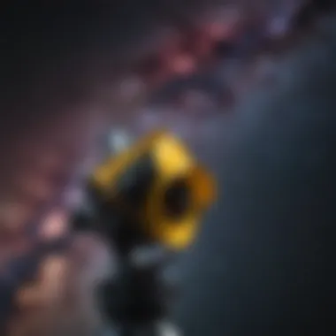JWST Observing Distant Galaxies An artist's rendering of JWST observing distant galaxies