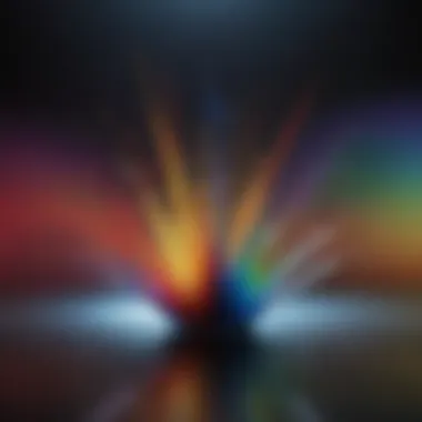 The Spectrum of Light A spectrum of light showcasing various wavelengths