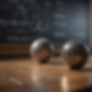 Mathematical Equations and Their Significance An artistic representation of mathematical equations on a chalkboard