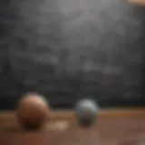 A complex mathematical problem on a chalkboard