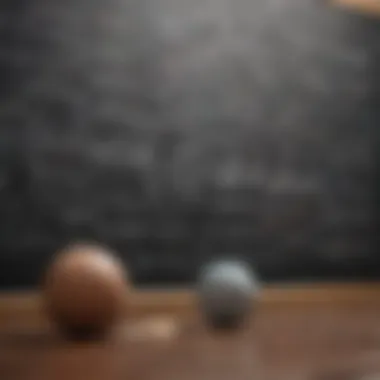 Complex Challenge A complex mathematical problem on a chalkboard