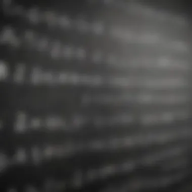 Equations Unveiled A close-up of mathematical equations on a chalkboard