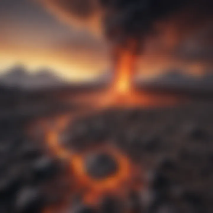 Volcanic activity and climate interaction
