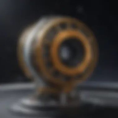 Innovative Design of the Latest Space Telescope Cutaway view of the latest space telescope showcasing advanced technologies