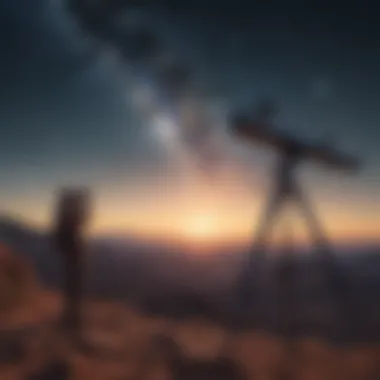 Observing the Cosmos: Advances in Astronomical Technology Astronomical telescope capturing celestial events