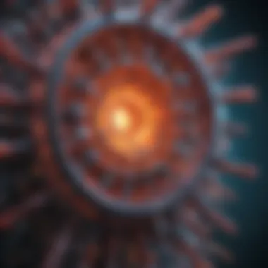 Microscopic view of a new cell structure