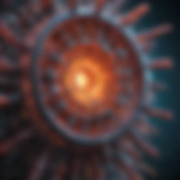 Microscopic view of a new cell structure