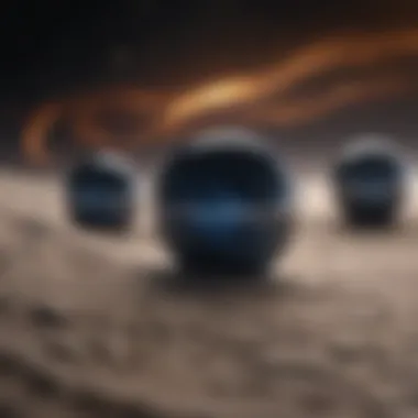 Gravitational Waves in Action Graphical representation of gravitational waves propagating through space