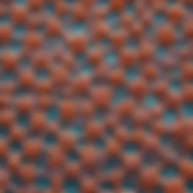 Microscopic View of Aging Cells A close-up of cellular structures showcasing the intricacies of aging at a microscopic level.