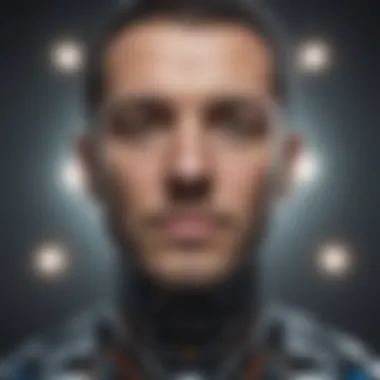 The Essence of Self-Awareness in AI Conceptual illustration of self-aware artificial intelligence
