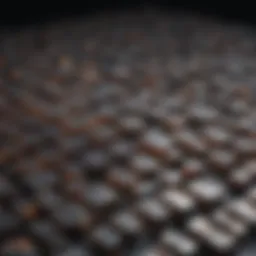 Abstract representation of mathematical patterns