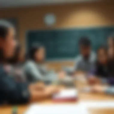Engaging Diverse Learners in Mathematics A classroom with diverse students engaged in collaborative math activities.